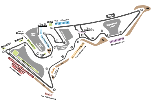 Circuit of The Americas Garth Brooks Seating Chart